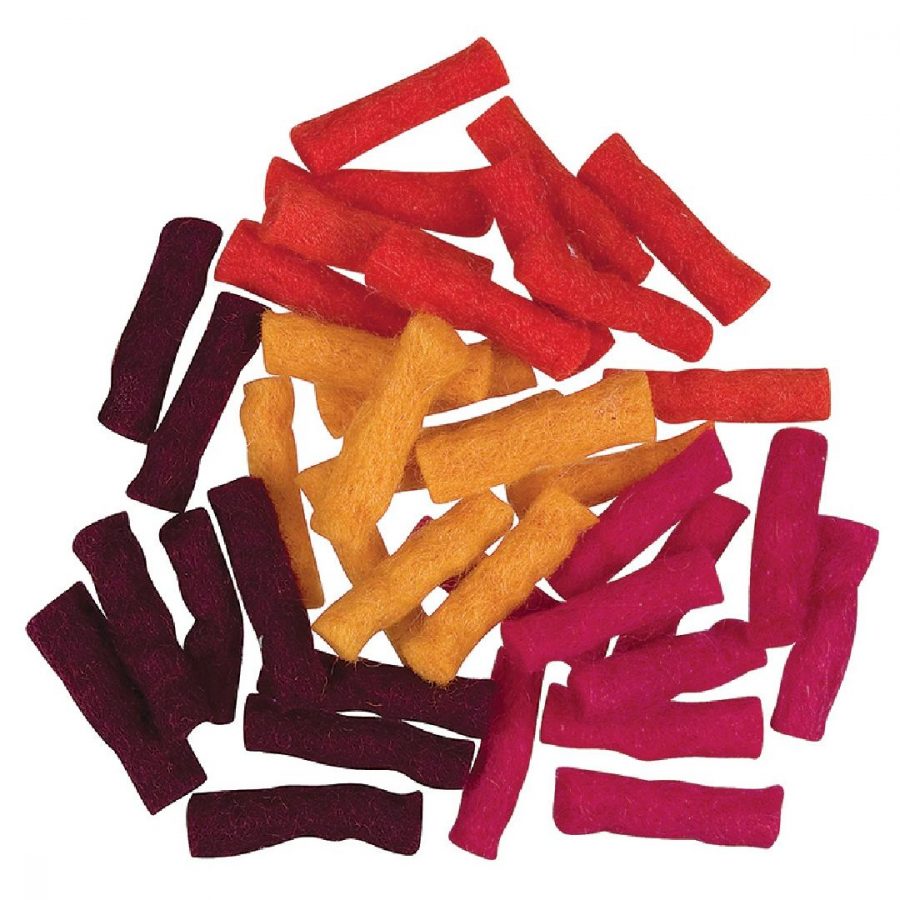 Nepalese Felt Sticks - Autumn (40pcs)