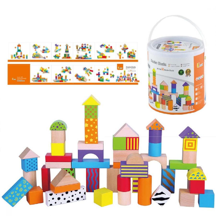 VIGA Pattern Block Tub (50pcs)