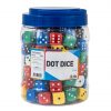 Jar of Dot Dice (100pcs)