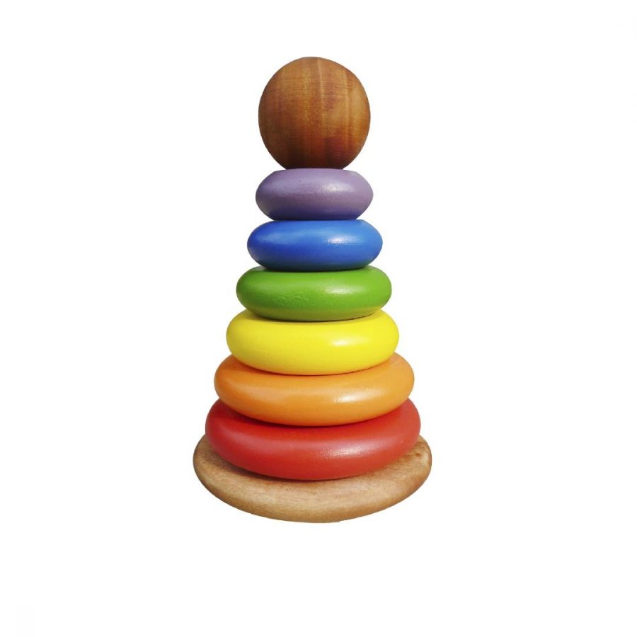 Rainbow Stacking Rings