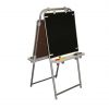 Aluminium Double Easel Clear