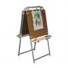 Aluminium Double Easel Clear