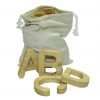 Large Natural Wooden Letters (26pcs)