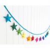 Rainbow Felt Star Garland