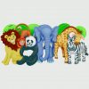 Wild Animals Floor Puzzle