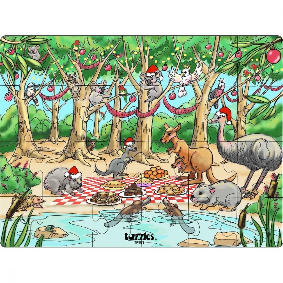 Australian Animal Christmas Puzzle (24pcs)