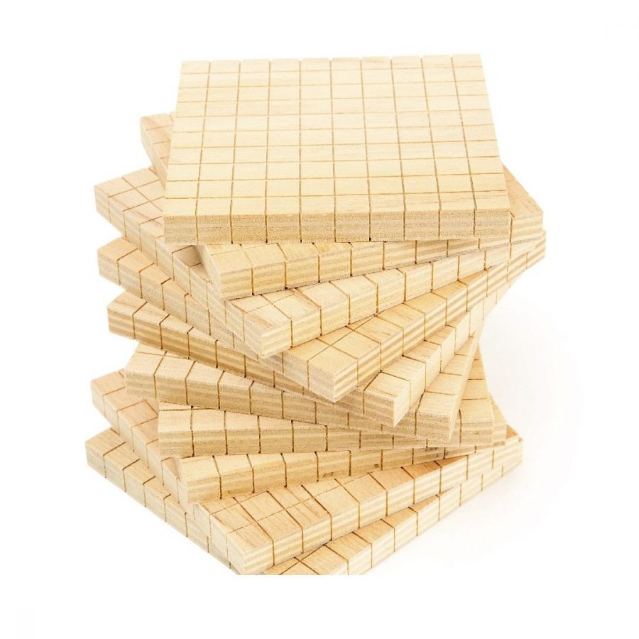 Base 10 Wooden Flats (10pcs)