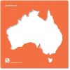 Australia & State Map Stencils (Set of 8)
