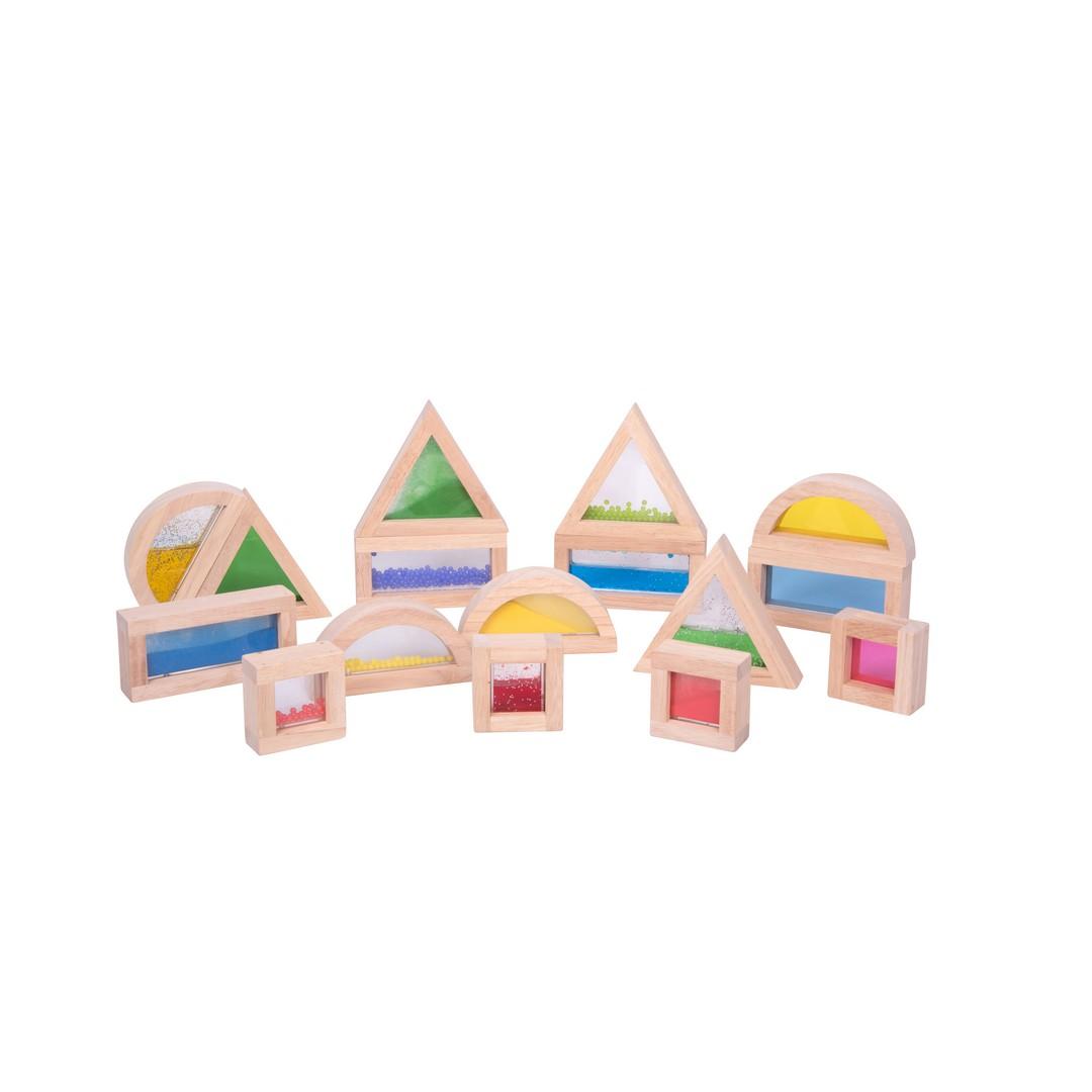Coloured Sensory Blocks (16pcs)