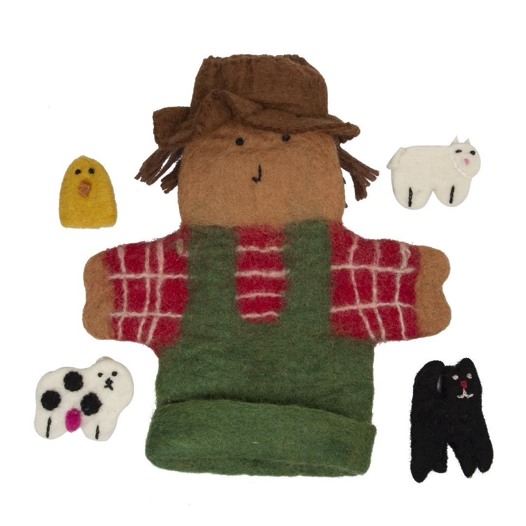 Old MacDonald Felt Puppet Set (5pcs)