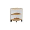 Birchwood Low Corner Shelf Unit Contemporary