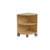 Birchwood Low Corner Shelf Unit Classic