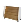 Birchwood Book Display Shelf Unit Contemporary
