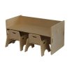 Birchwood 3-in-1 Activity Table/Bench - Image 3