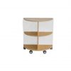 Birchwood Low Semi-Circle Shelf Unit Contemporary