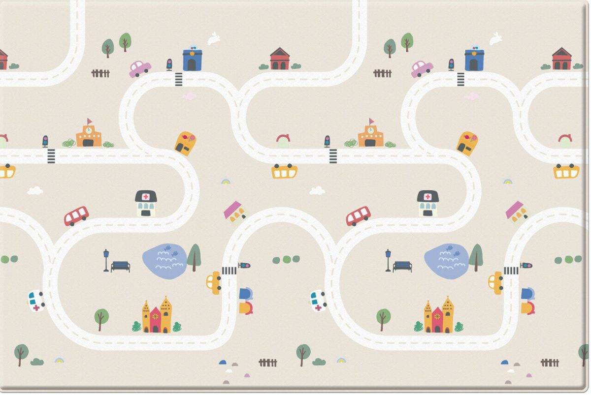 BabyPlay Happy Station Mat & Woodland - Medium - Image 2