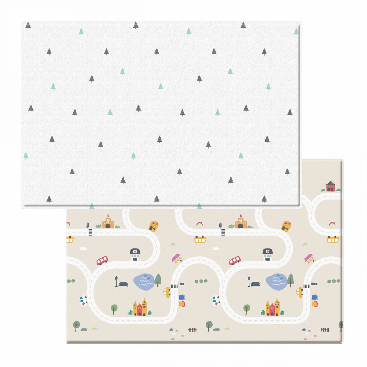 BabyPlay Happy Station Mat & Woodland - Medium