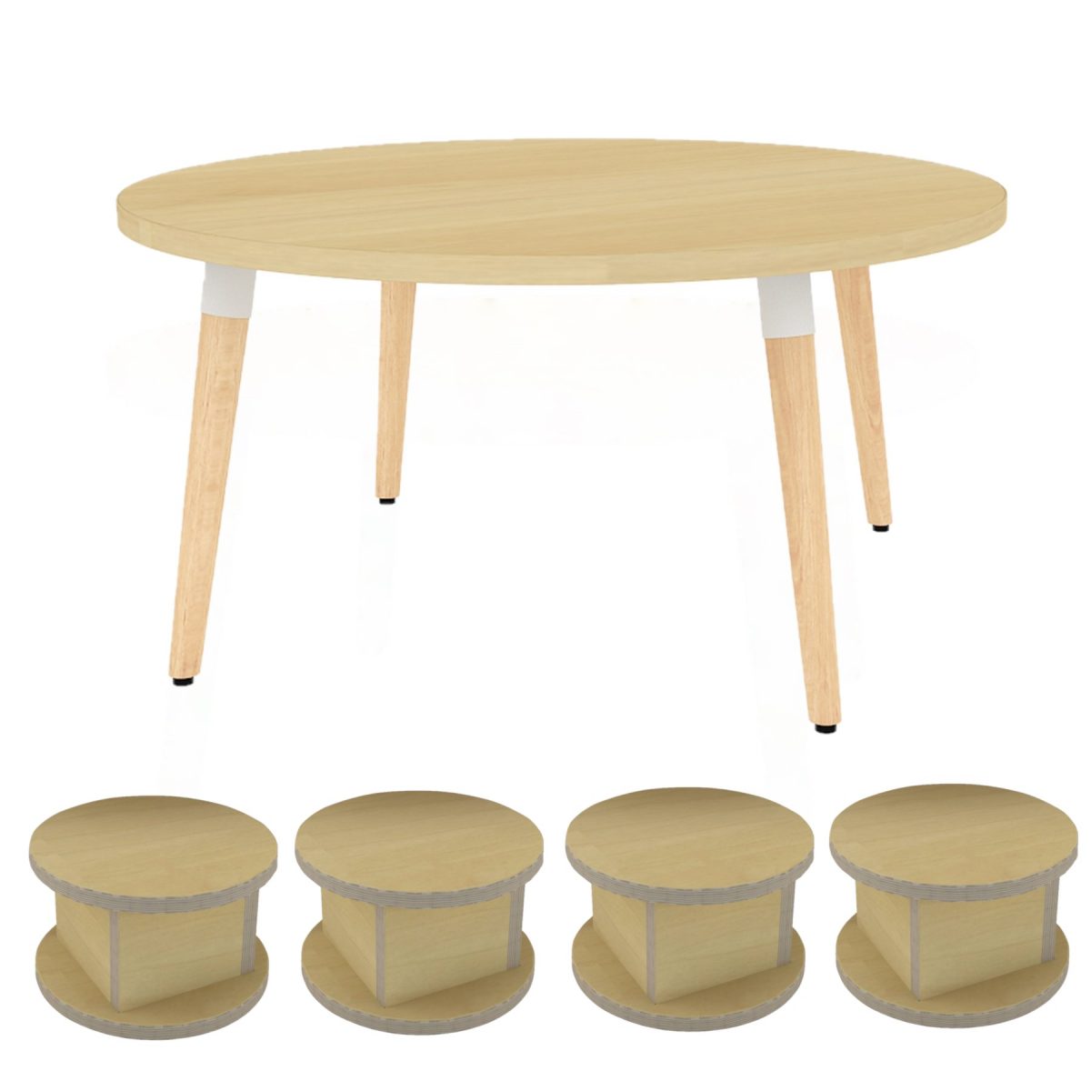 Nursery Table and Stool Setting