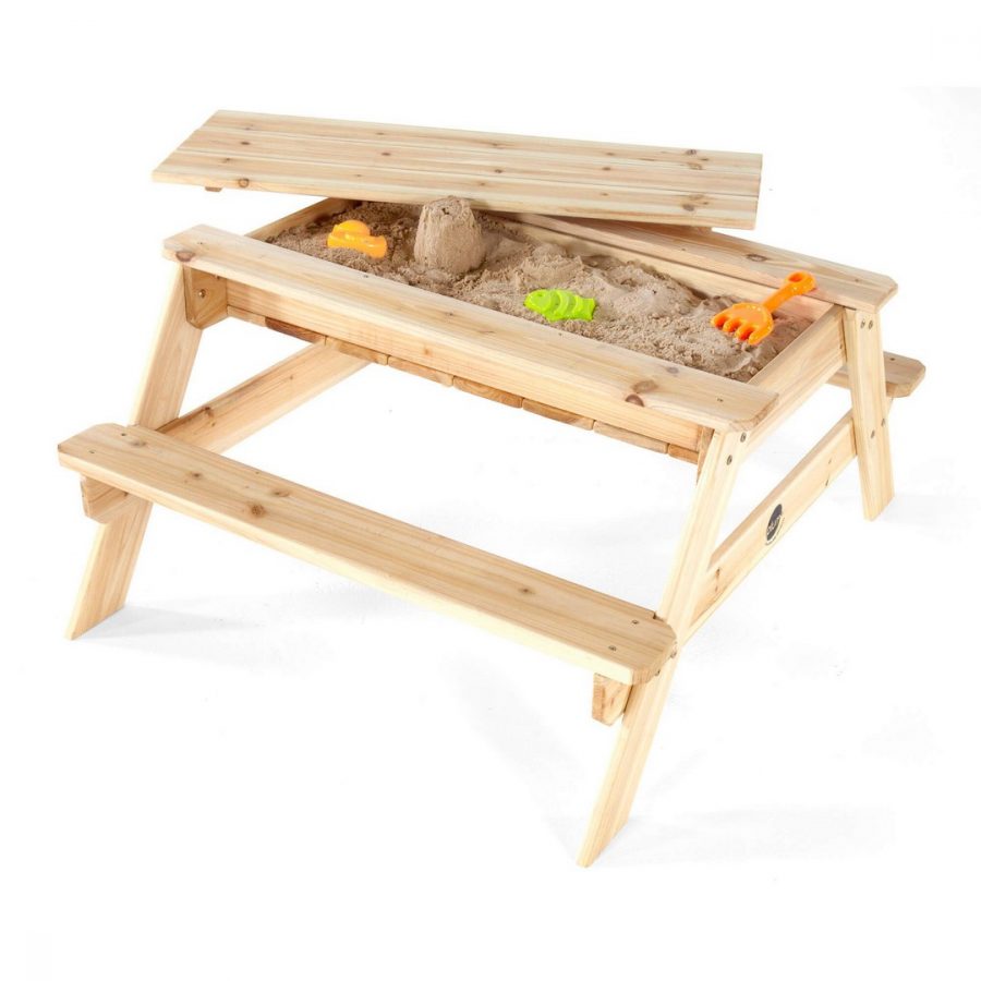 Wooden Sand & Picnic Table
