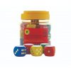 Big Wooden Dice 25mm (Jar of 16)