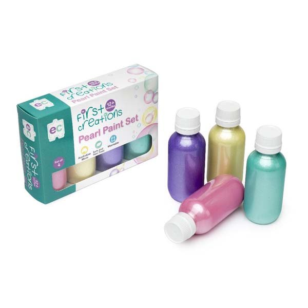 First Creations Pearl Paint Set. Set of 4. 12+ months Paint Activity