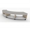 FlexiDesign Curved Exterior Ottoman Bench (2pc) - Image 2