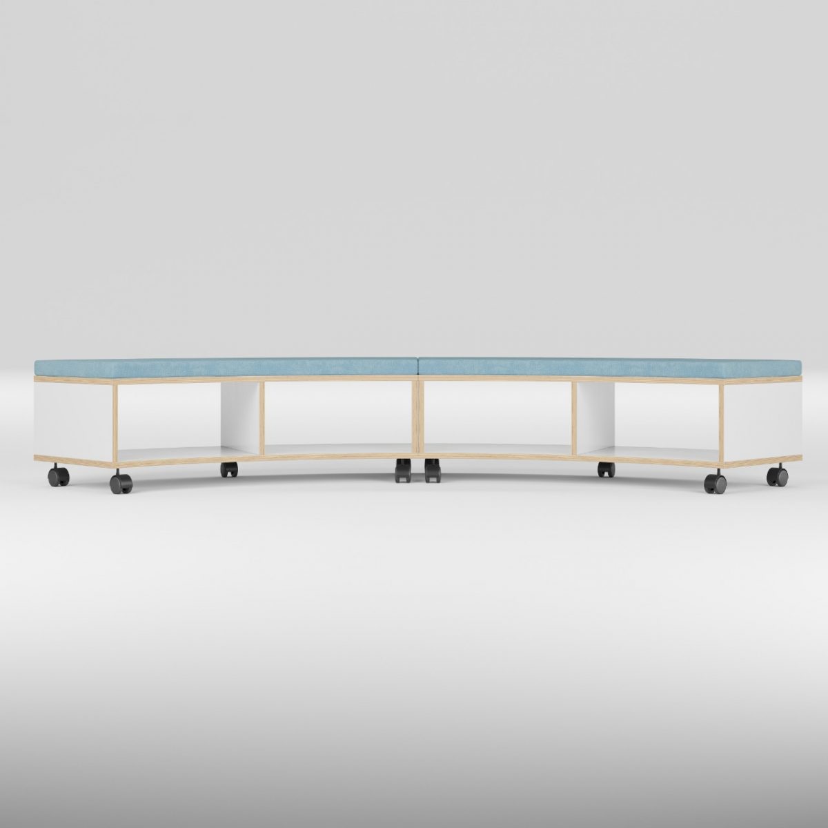 FlexiDesign Curved Exterior Ottoman Bench (2pc) - Image 4