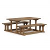 Treewood Table & Bench Set 120x60 50H - Image 2