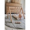Luxe Quilted Baby Mat - Cloud Grey - Image 3