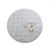 Luxe Quilted Baby Mat - Cloud Grey