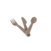 Dantoy Tiny Biobased Cutlery Set - Mocca (16 Sets)