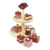 Honeybake High Tea Cake Stand and Chocolate Sweets (9pcs)