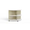 NaturalDesign Low Half Round Shelf Unit