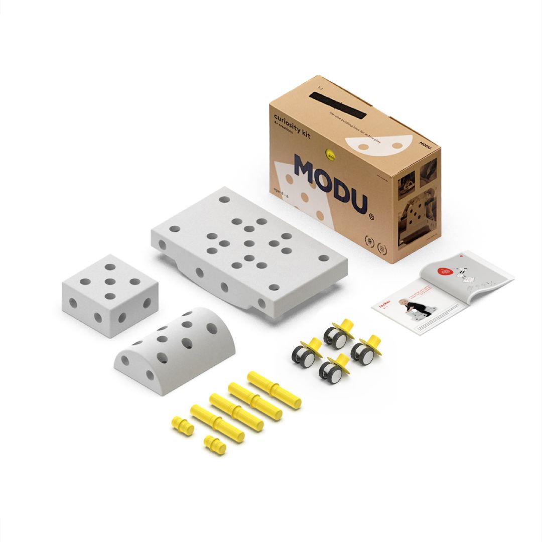 MODU Foam Block STEM Curiosity Kit - Yellow (14pcs)