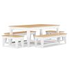 The Bowral Table and Bench Set (5pcs)
