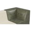 Florence Sectional Sofa Setting (3pcs) - Oatmeal with Olive Green - Image 3