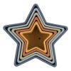 Silicone Nesting Stars - Multi