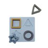 Silicone Shape Puzzle - Blue - Image 2