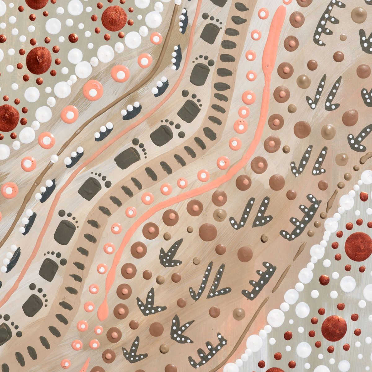 Indigenous 'Our Country' Rug - Square 2x2m