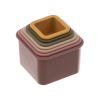Silicone Square Stacking Cups