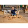 Wooden Construction Squares (12pcs) - Image 2
