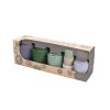 Dantoy Tiny Bio Play Cups - Earth Tones (7pcs)