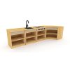 Oakland Kitchen Set Low (4pcs) - Image 6