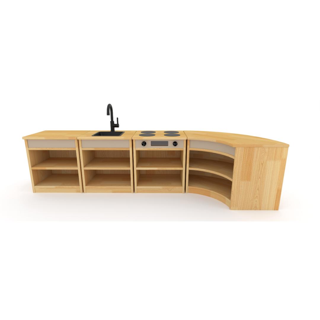 Oakland Kitchen Set Low (4pcs)