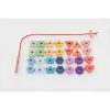 Rainbow Wooden Lacing Shapes - Image 2