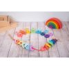 Rainbow Wooden Lacing Shapes - Image 3