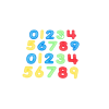 Translucent Numbers (20pcs)