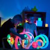 Sensory Light Up Rainbow Glow Stacking Arches - Image 4