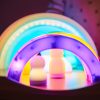 Sensory Light Up Rainbow Glow Stacking Arches - Image 3