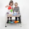 Desktop Clear Water Tray and Stand